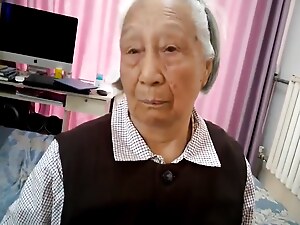 Elderly Japanese lady experiences rough treatment