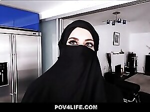 Arab babe gets pounded from all angles