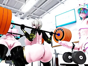 Gym rats get their workout in more ways than one at the kinky CrossFit. Watch as they flex, flirt, and fornicate.